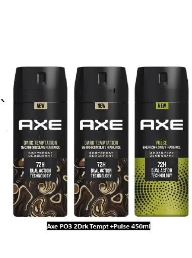 AXE TEMPTETION DEO (150 ML)PACK OF 3